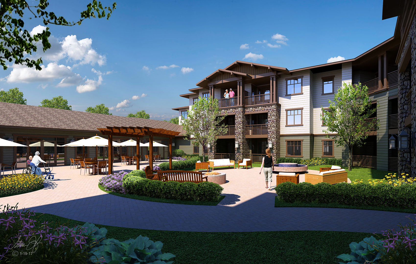 The Huntington Senior Apartments in Hill, CA